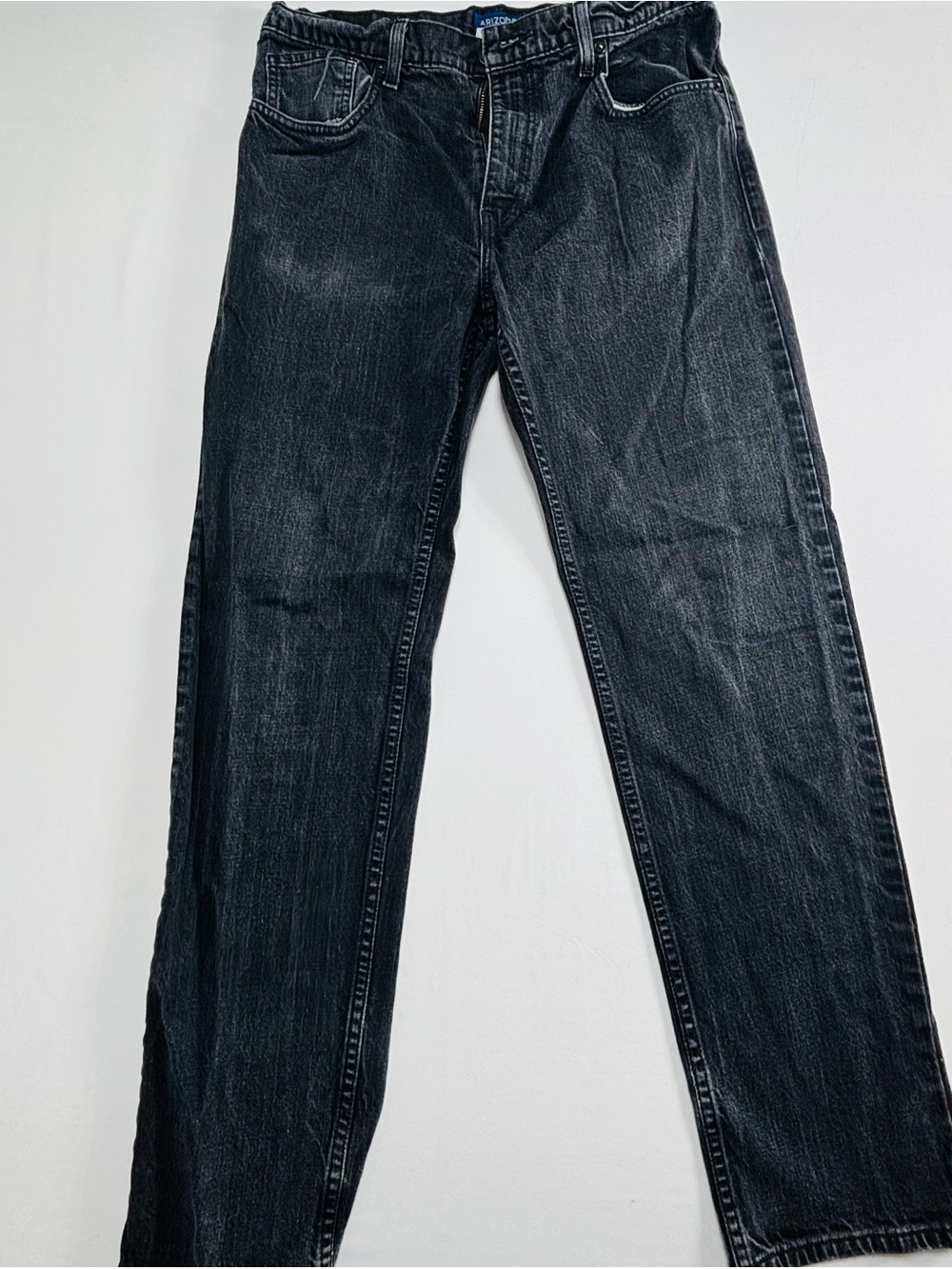 Men's Black Straight-Leg Jeans 33x31 M414